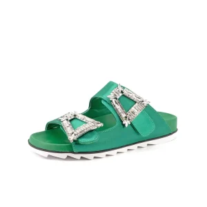 Sandali Sawda Donna Verde Bandiera