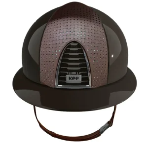 Cap Kep Italia Cromo 2.0 Con Fronte A Specchio Con Tessuto Incrociato Marrone E Visiera Polo Marrone