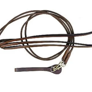 EURO RIDING Redini di ritorno in cuoio e nylon Marrone - controllo dell'assetto