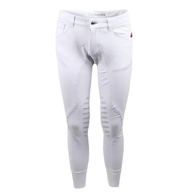 ANIMO Newil 02 Bianco Pantaloni Da Equitazione