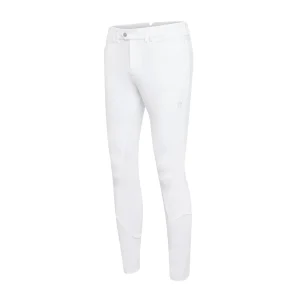 SAMSHIELD 30Ss-Marmattwhite Bianco pantaloni da equitazione