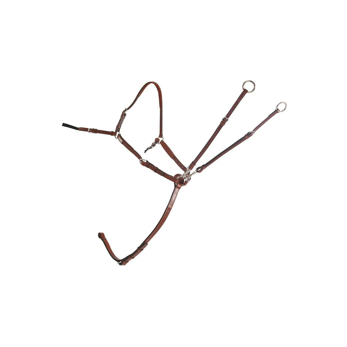 CWD COLLIER DE CHASSE REG. MARTINGALA CWD CHATAIGNE(CASTAGNA) martingala per controllo dell'alzata della testa