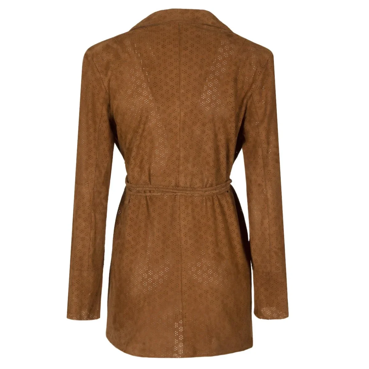 Cappottino Traforato Suede Donna Nocciola - immagine 3