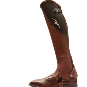DY'ON ORIGINAL HALF CHAPS D'YON Marrone GHETTE