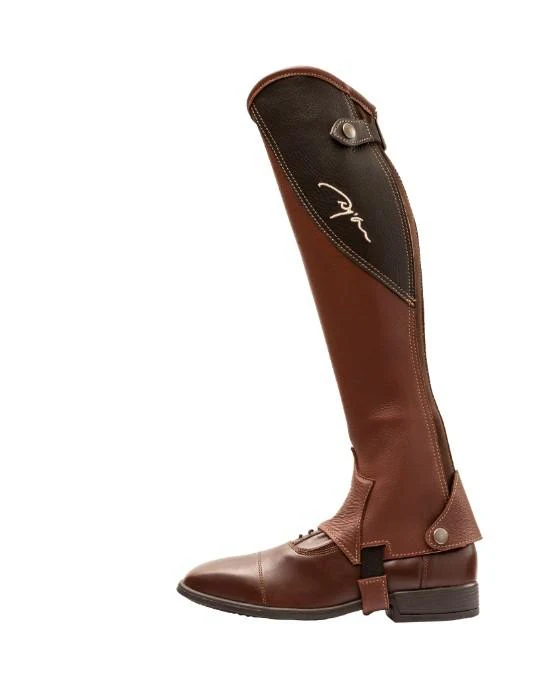 DY'ON ORIGINAL HALF CHAPS D'YON Marrone GHETTE