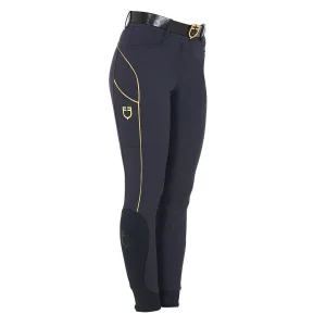 Equestro CON NAVY Pantaloni Da Equitazione