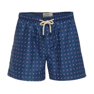 Boxer Mare Micro Fantasia Uomo Blu Bordeaux