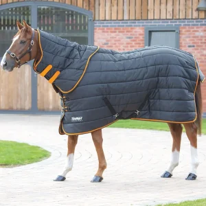 SHIRES EQUESTRIAN COPERTA DA BOX CON COLLO 300 GR Nero COPERTE DA BOX