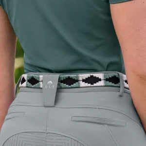 Cintura In Cuoio Modello Gemma Elt Verde Menta