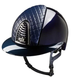 Cap Kep Italia Cromo 2.0 Con Visiera Polo E Inserto In Pelle Milano Blu