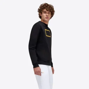 RG - CT FELPA UOMO GIROCOLLO BLACK FELPE E PULL