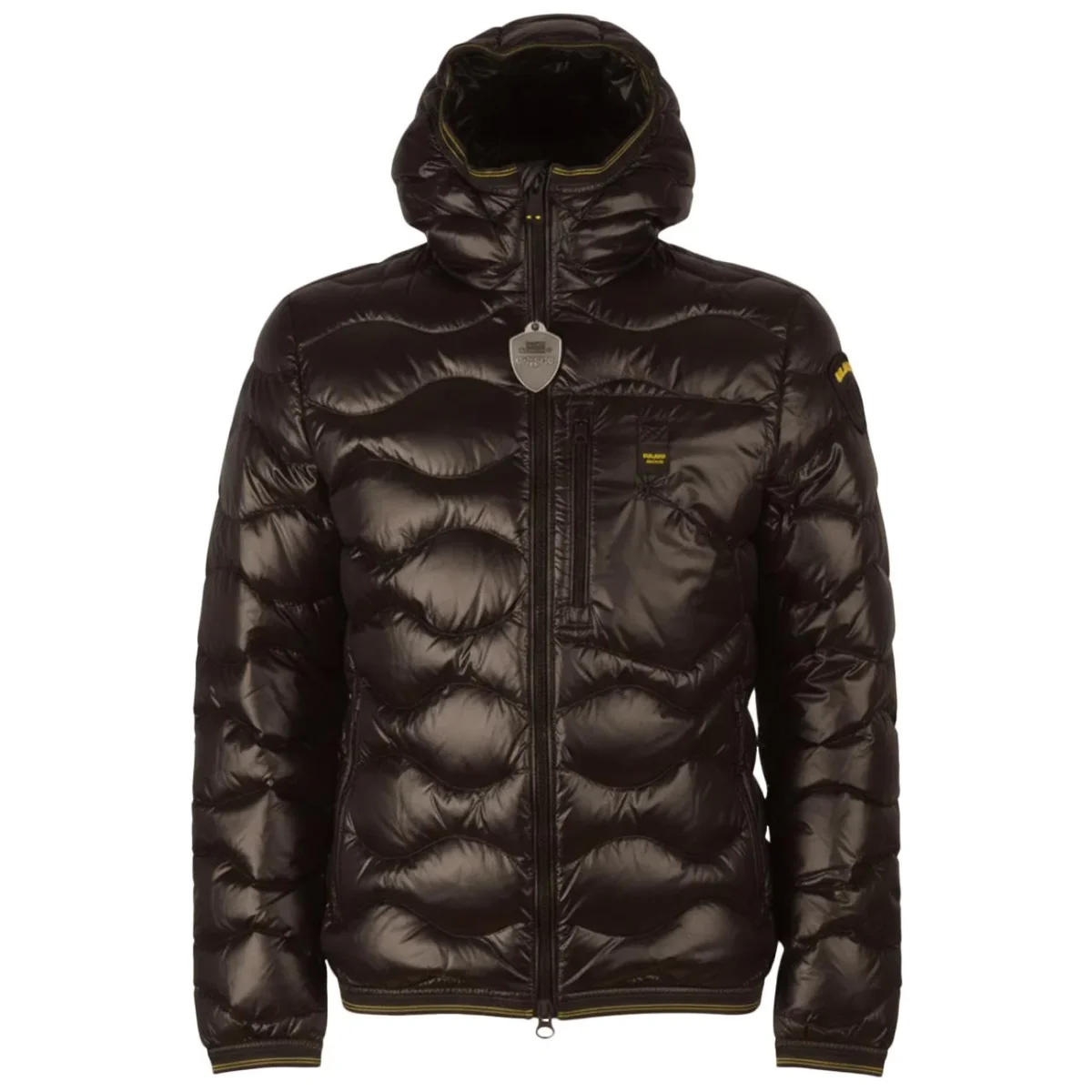 Wave Piumino Con Cappuccio A Onde