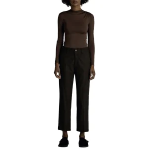 Pantalone In Flanella Marrone