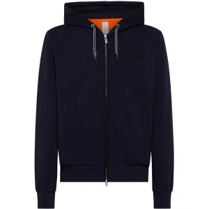 Felpa Con Cappuccio Uomo Navy Blue