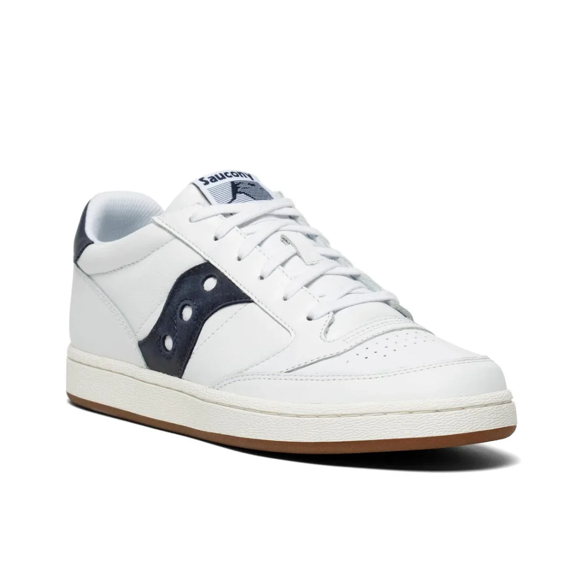 Scarpe Jazz Court Uomo Bianco Navy - immagine 4