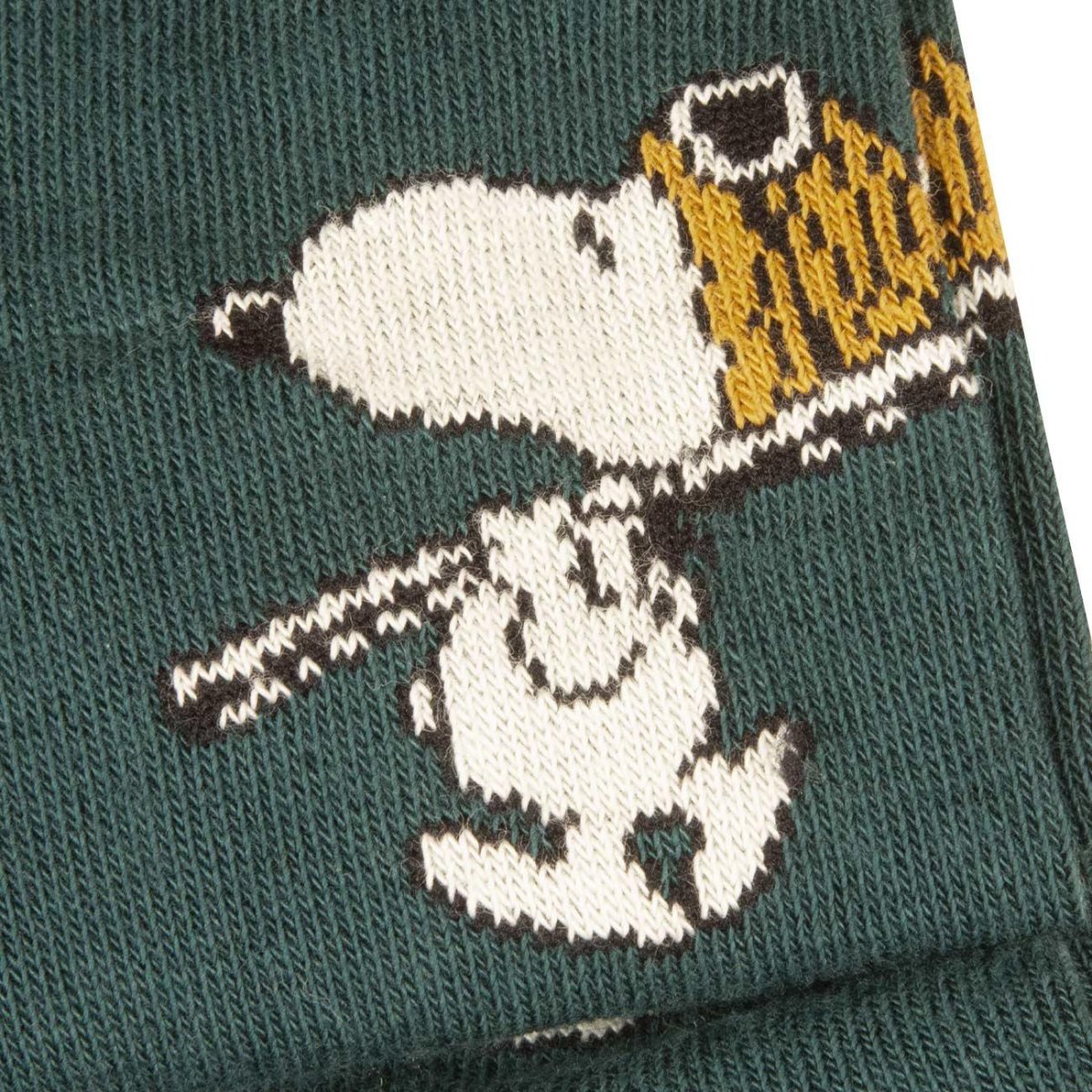 Calze Snoopy Ski All Over Unisex Verde Scuro - immagine 3