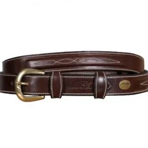 DY'ON FANCY LEATHER BELT DY'ON Marrone BORSE E CINTURE