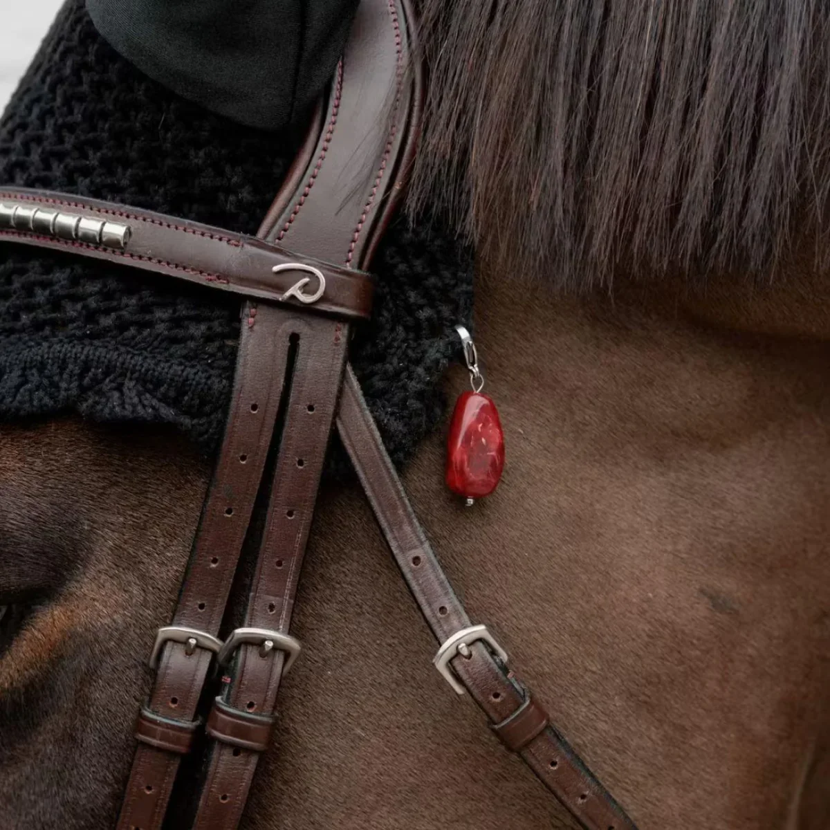 Portafortuna Lucky Charm Stone Kentucky Bordeaux - immagine 3