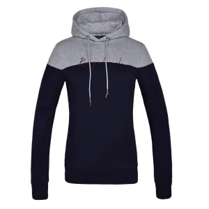 KINGSLAND FELPA DONNA CON CAPPUCCIO KINGSLAND Blu abbigliamento da equitazione