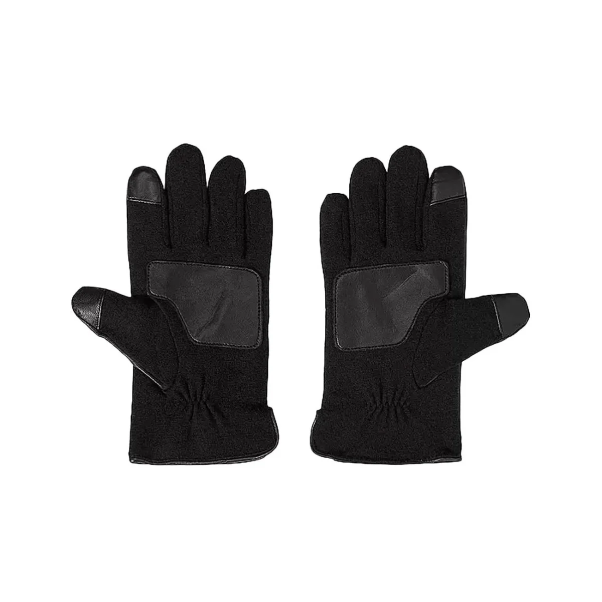 Guanti In Pelle Uomo Nero - immagine 3