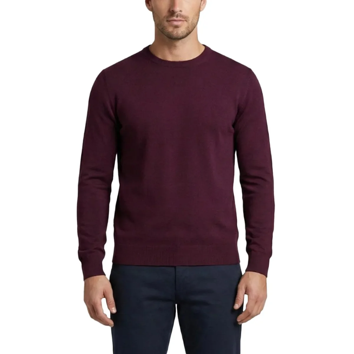 Pullover Girocollo Viscosa Cashmere