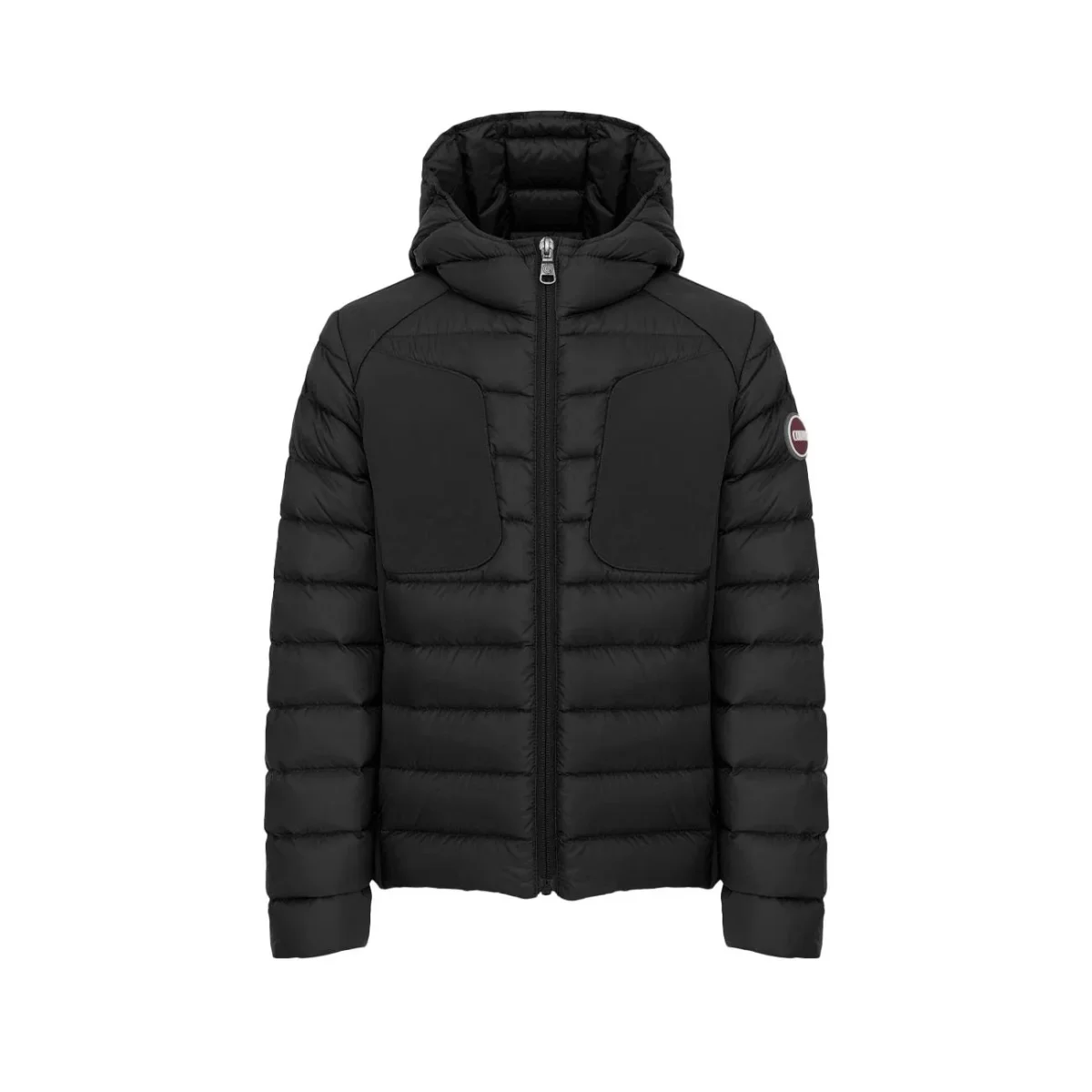 Piumino Con Cappuccio Fisso In Doppio Tessuto Bambino Navy