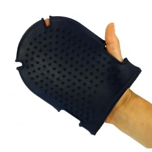 HIPPO-TONIC GUANTO STRIGLIA IN GOMMA HIPPOTONIC Blu SPAZZOLE E PULIZIA CAVALLO