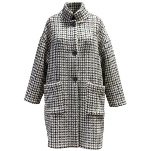 Cappotto Giosue Micro Pied De Poule