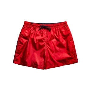 Costume Bande Laterali Uomo Rubino Scuro