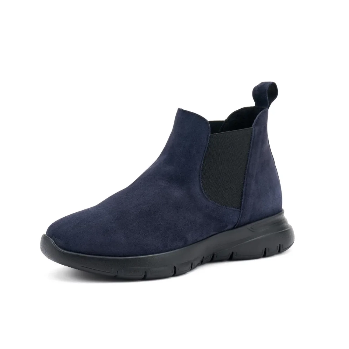 Beatles Sporty In Camoscio Donna Blu - immagine 3