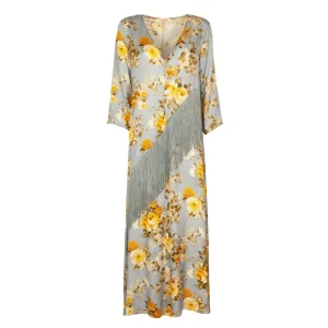 Abito Lungo Fiore Donna Polinesia