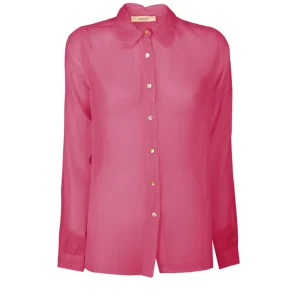 Camicia Mussola Donna Fuxia