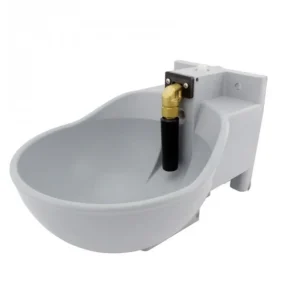 EQUINE HORSE Drinking bowl with pendula valve, large Grigio attrezzatura da scuderia (6220)