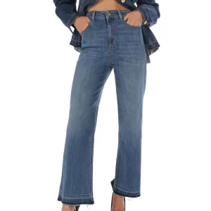 Jeans Stella Donna Lavaggio Blu Medio