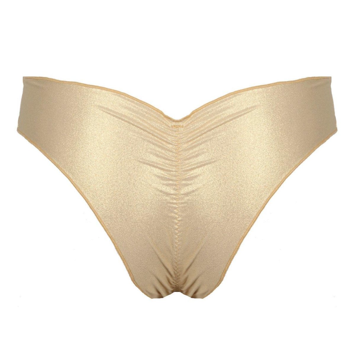 Brasiliana Con Rouches Sul Retro Donna Goldrush - immagine 3