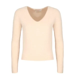 Pull Con Scollo A V In Alpaca Donna Torrone
