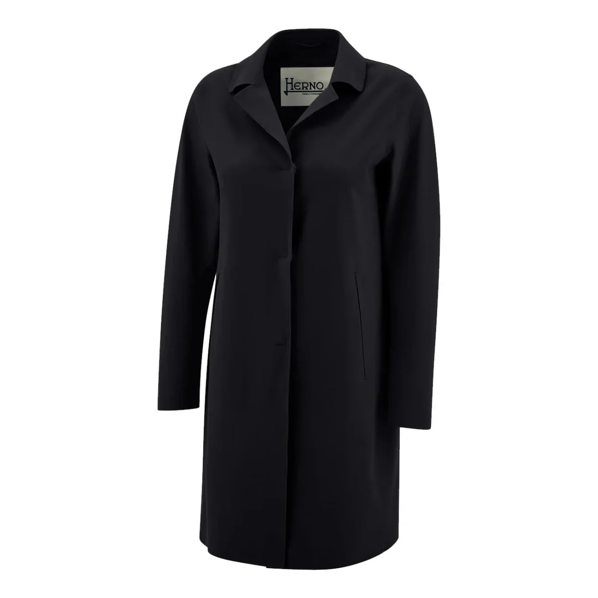 Cappotto Slim Scuba Tecnico Donna Nero - immagine 3