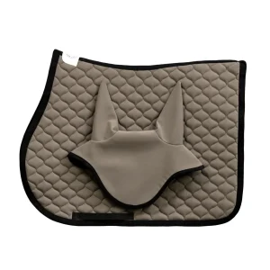 Sottosella Da Salto Mascheroni Con Cuffietta E Motivo A Rombi Beige