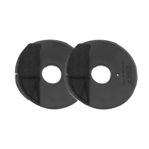 Rosette In Gomma Con Velcro Amahorse Nero