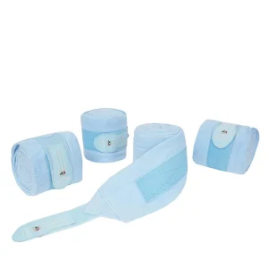 Set 4 Pezzi Fasce Da Lavoro In PIle Equiline Azzurro