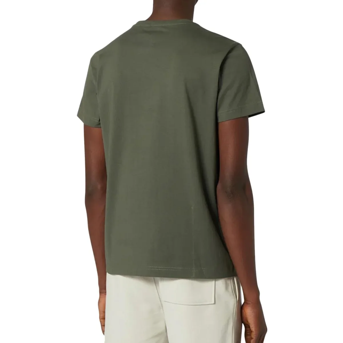 T-Shirt Girocollo Edouard Uomo Green Blackish - immagine 4