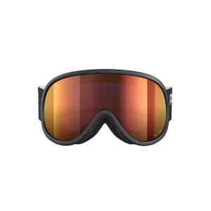Maschera Da Sci Retina Mid Unisex Uranium Black Partly Sunny Orange