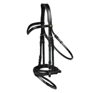 Waldhausen TESTIERA IN CUOIO X-LINE MOD.BLACKSHINE Nero TESTIERE