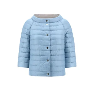 Piumino Corto Revers Donna Lavagna