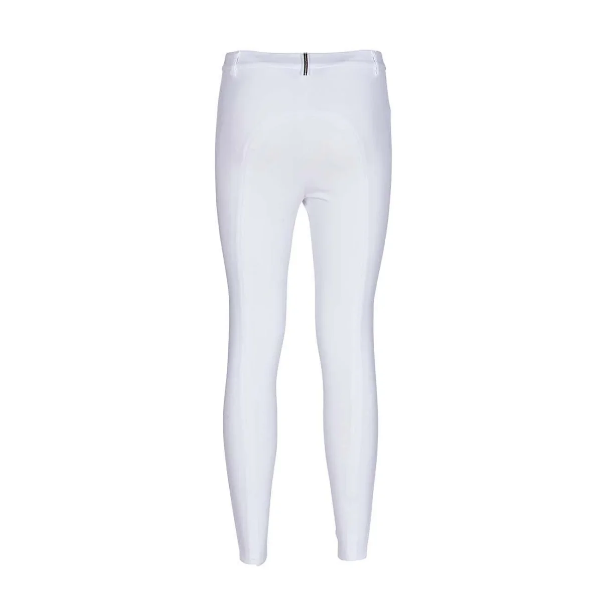 Pantalone Da Equitazione Da Donna Half Grip Parigi Mascheroni Bianco - immagine 3