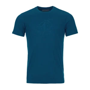 Tshirt 120 Tec Lafatscher Uomo Petrol Blue