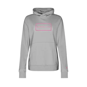KINGSLAND FELPA DONNA CON CAPPUCCIO CON TASCA KLCANTU Grigio abbigliamento da equitazione
