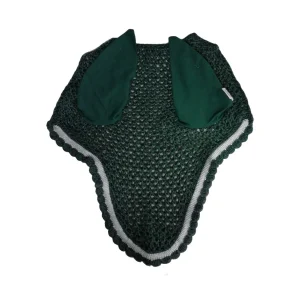 Cuffietta Antimosche Equiline Verde Scuro/Argento