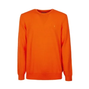 Pullover Lambswool Uomo New Active Orange