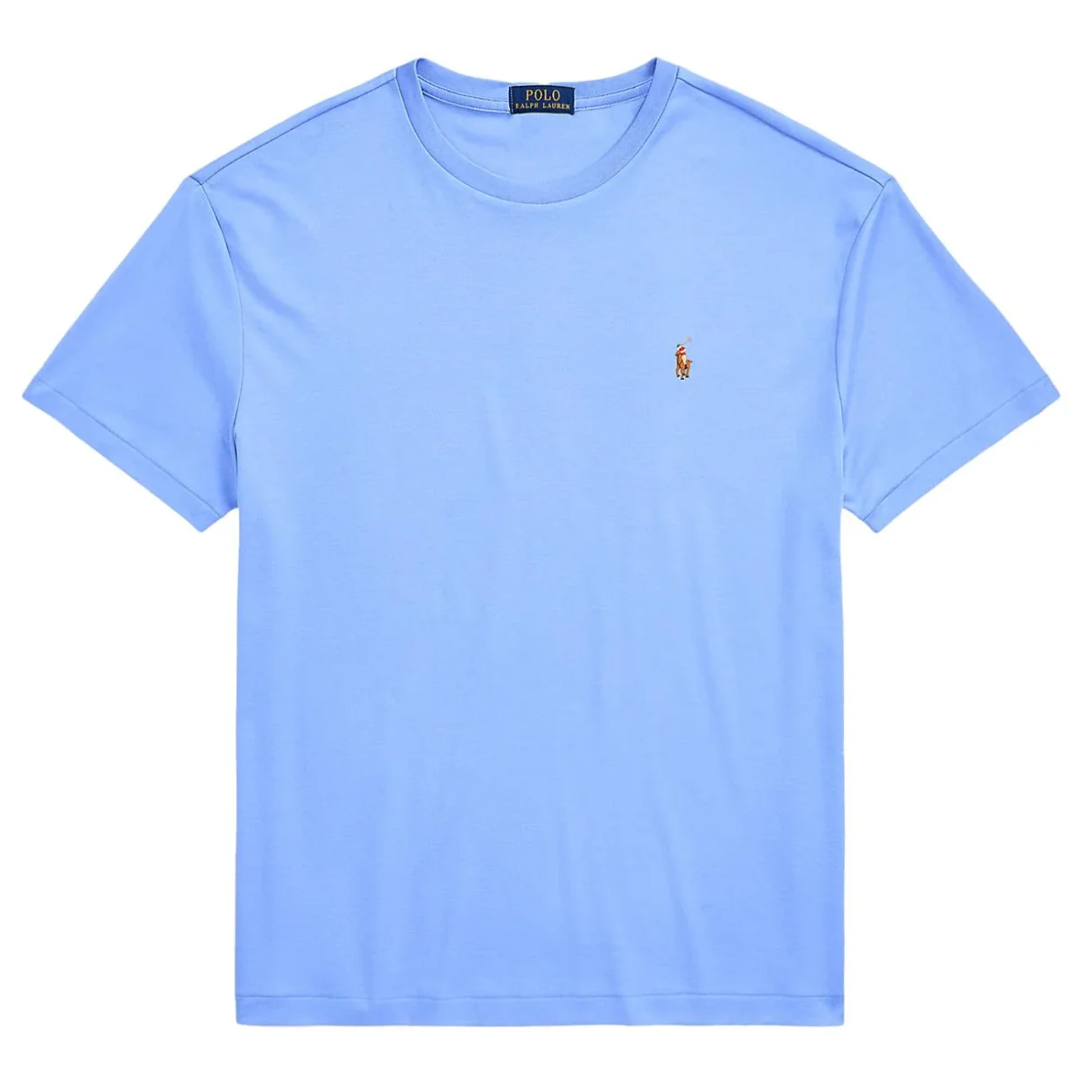 T-Shirt Slim Fit Uomo Canvas Blu
